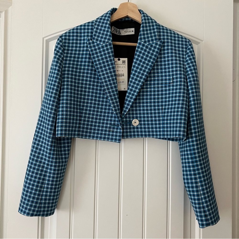 Zara cropped blazer
